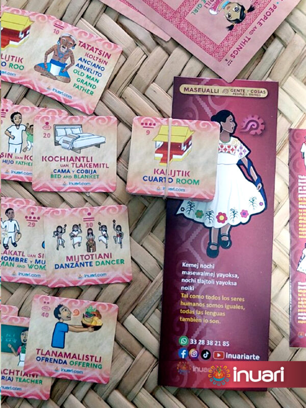 LOTERIA Y MEMORAMA NÁHUATL: MASEHUALLI (GENTE Y COSAS)