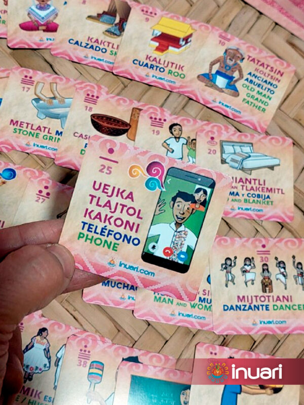 LOTERIA Y MEMORAMA NÁHUATL: MASEHUALLI (GENTE Y COSAS)