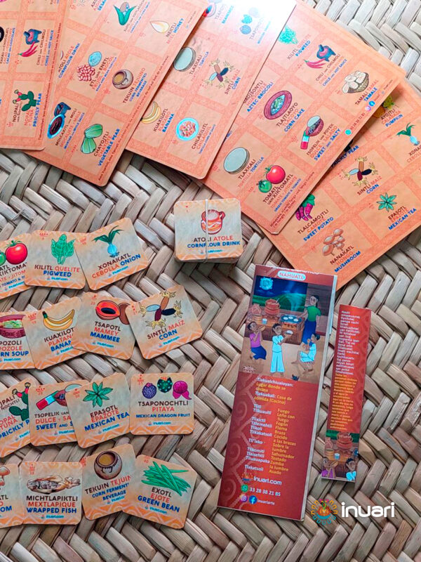 LOTERIA Y MEMORAMA NÁHUATL: TLACUALISTLI (ALIMENTOS )