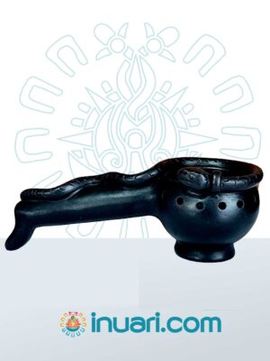 Sahumador de Mano Negro Tlemaitl