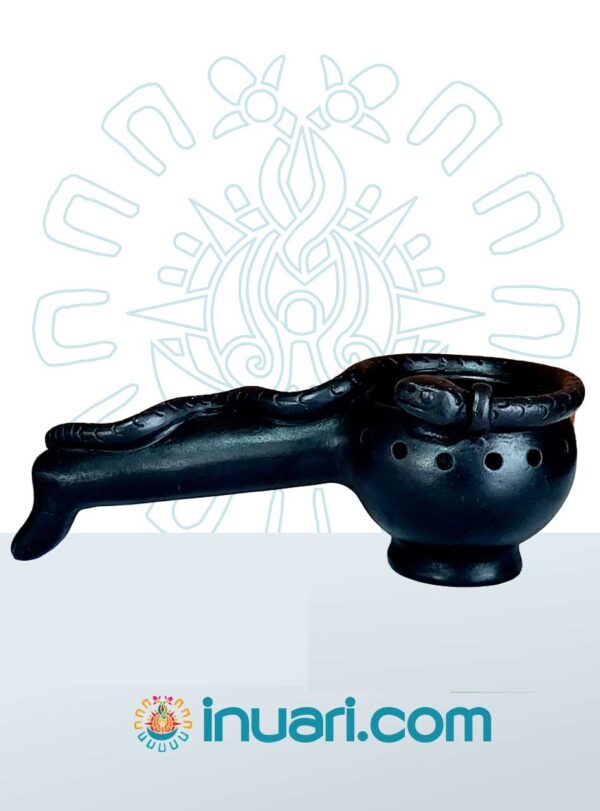 Sahumador de Mano Negro Tlemaitl