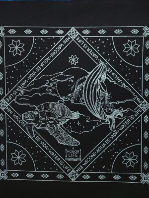 Paliacate Water is Life Agua es Vida Ballena Negro