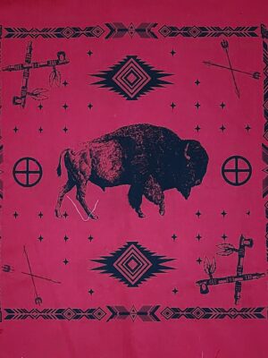 Paliacate Bufalo Pipa Flecha Tatanka Canupa Lakota Rojo