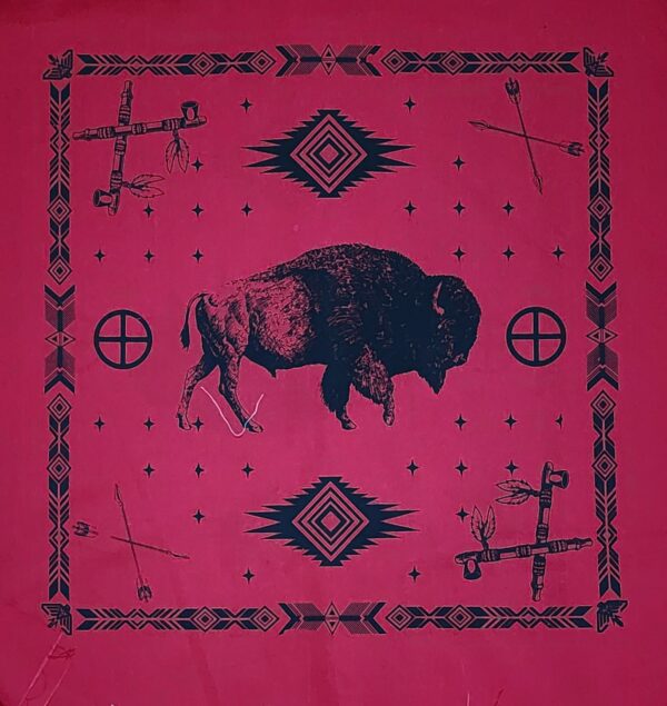 Paliacate Bufalo Pipa Flecha Tatanka Canupa Lakota Rojo