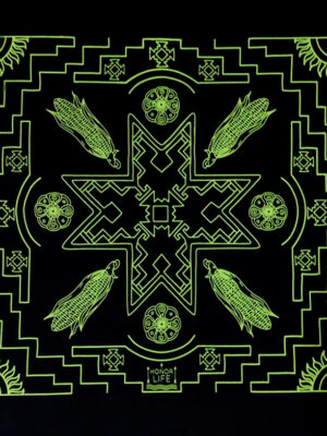 Paliacate Estrella Maíz Hikuri Negro