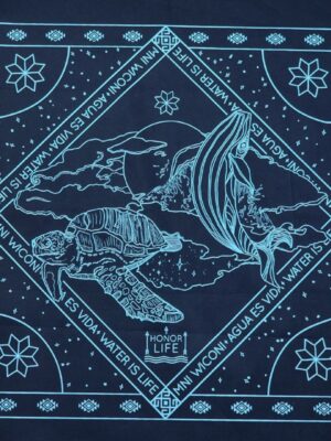 Paliacate Water is Life Agua es Vida Ballena Negro