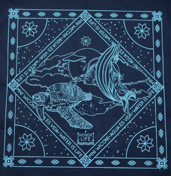 Paliacate Water is Life Agua es Vida Ballena Negro