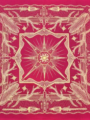 Paliacate Wirikuta Maíz Venado Ojo de Dios Flecha Plumas Rojo