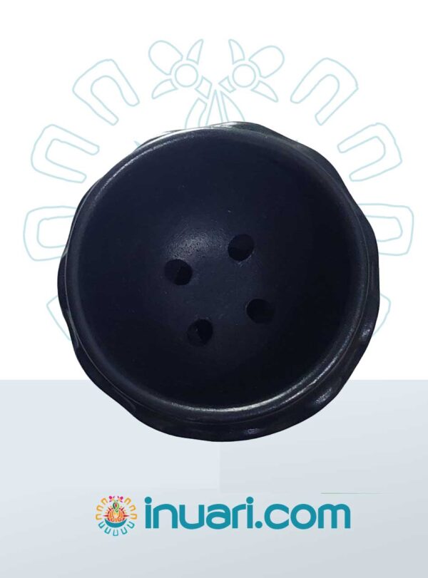 Sahumador Negro Copa Popochcomitl Serpenteado