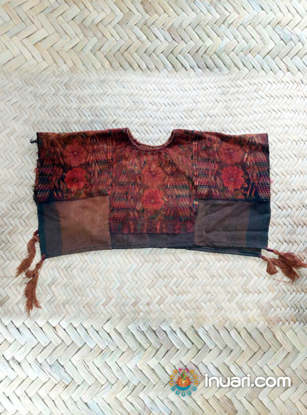 Blusa Huipil cafe Chiapas talla M