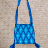 Morral Kutsiuri Wixarika Azul Flor Punto de Cruz