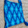 Morral Kutsiuri Wixarika Azul Flor Punto de Cruz