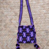 Morral Kutsiuri Wixarika Morado Punto de Cruz