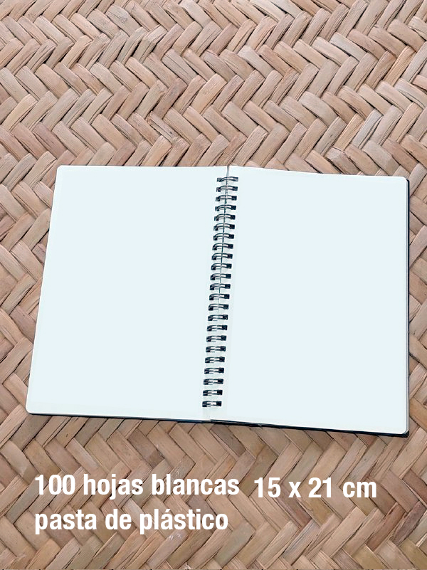 Mayahuel Libreta 15 x 21 cm 100 hojas blancas