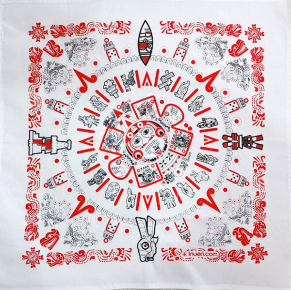 Paliacate Calendario Azteca Blanco