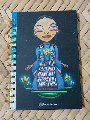 Mujer Lakota  Libreta Pasta Dura 15 x 21.5 cm 100 hojas rayadas