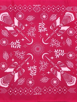 Paliacate Pajaro de Agua Peyote Salvia Rojo