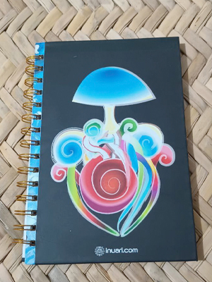 Teonanacatl Libreta Pasta Dura 15 x 21.5 cm 100 hojas rayadas