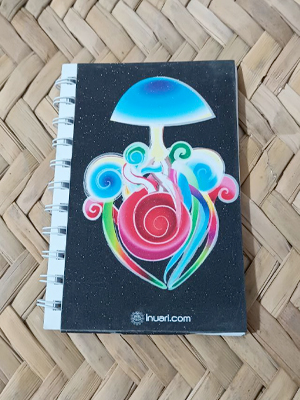 Teonanacatl Libreta 10 x 15 cm 100 hojas rayadas