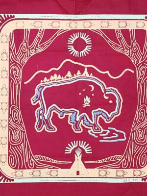 Paliacate Tatanka Búfalo Rojo