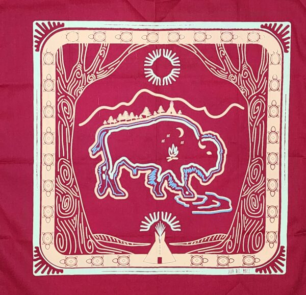 Paliacate Tatanka Búfalo Rojo