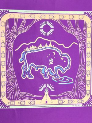 Paliacate Tatanka Búfalo Morado