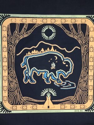 Paliacate Tatanka Búfalo Negro