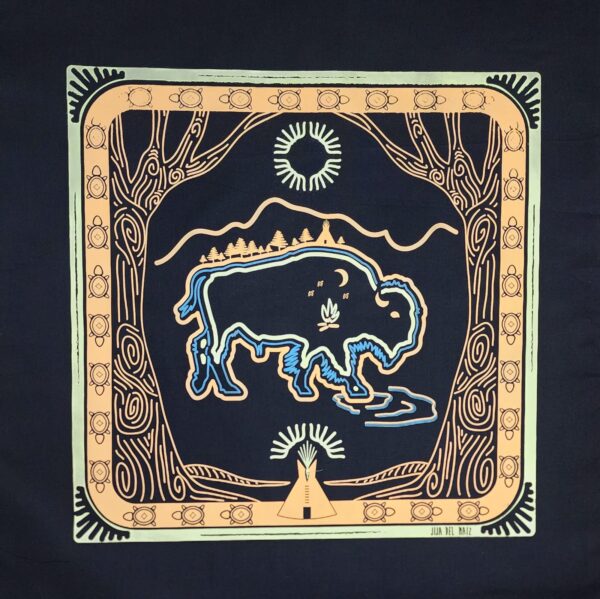 Paliacate Tatanka Búfalo Negro