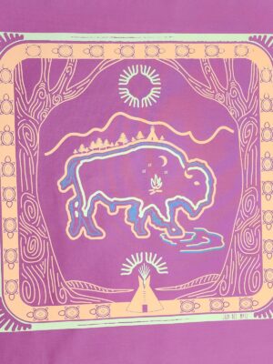 Paliacate Tatanka Búfalo Rosa