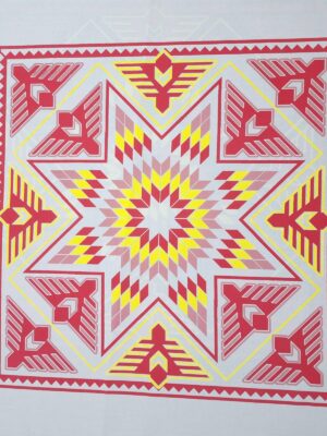 Paliacate Estrella de la Mañana Morning Star Lakota Blanco