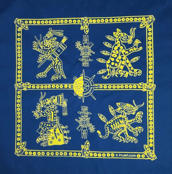 Paliacate Ocelotl Jaguar Tepeyolohtli Azul Petroleo