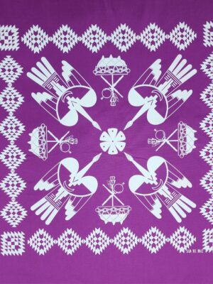 Paliacate Pajaro de Agua Tambor de Agua Morado