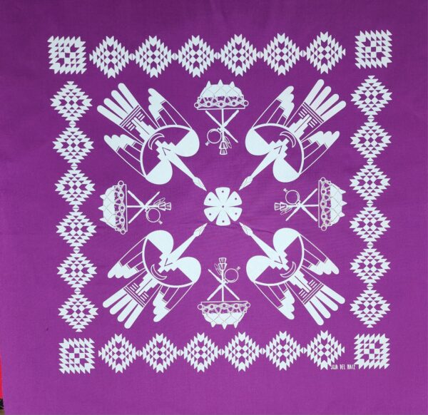 Paliacate Pajaro de Agua Tambor de Agua Morado