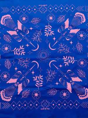 Paliacate Pajaro de Agua Peyote Salvia Azul