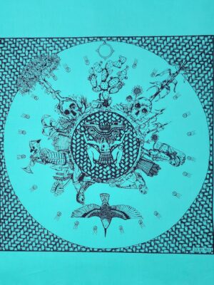 Paliacate Tlaltecuhtli Calavera Muertos Menta