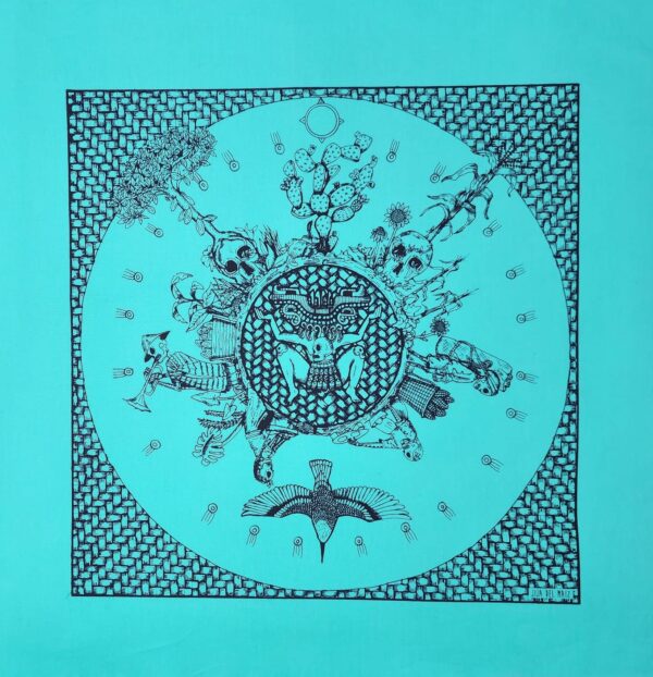 Paliacate Tlaltecuhtli Calavera Muertos Menta