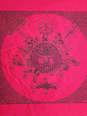 Paliacate Tlaltecuhtli Calavera Muertos Rojo