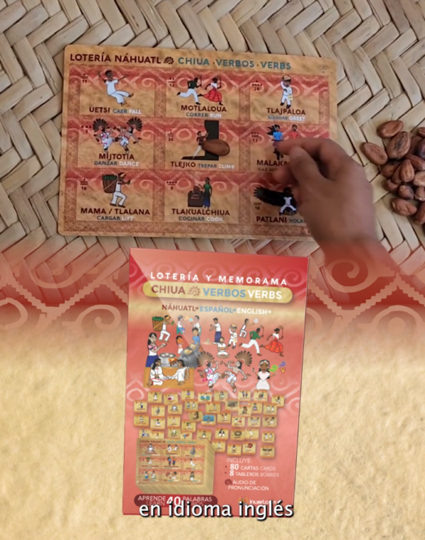 LOTERIA Y MEMORAMA NÁHUATL: VERBOS