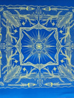Paliacate Wirikuta Maíz Venado Ojo de Dios Flecha Plumas Azul