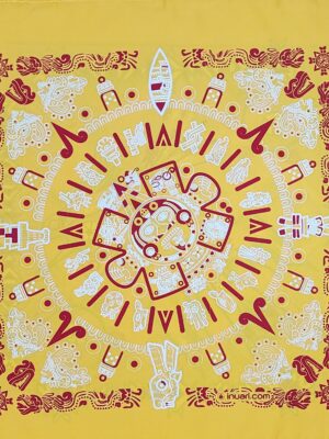 Paliacate Calendario Azteca Amarillo