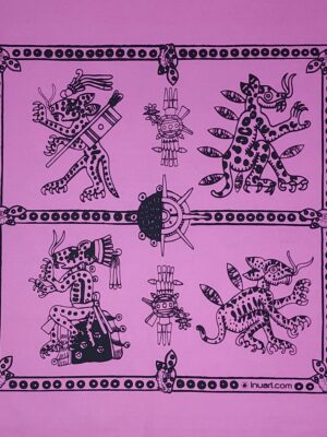 Paliacate Ocelotl Jaguar Tepeyolohtli Rosa Claro
