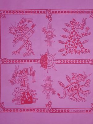 Paliacate Ocelotl Jaguar Tepeyolohtli Rosa Claro B