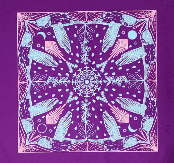 Paliacate Salvia Colibrí Luna Morado