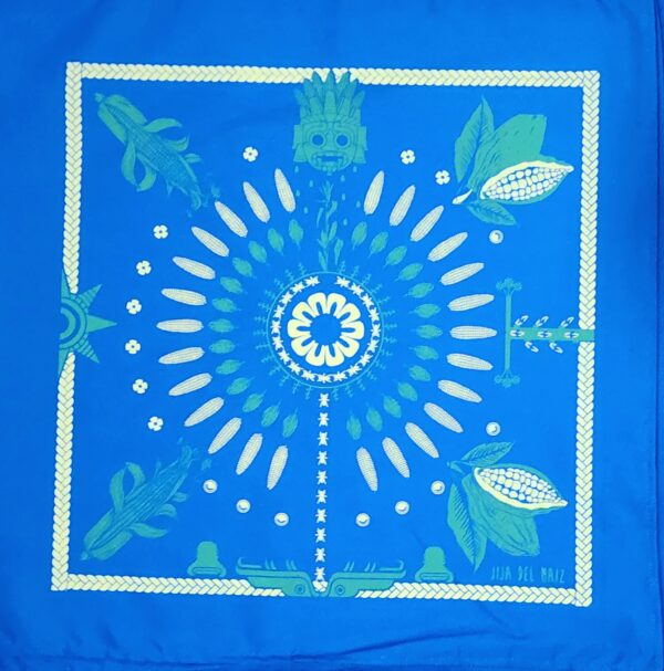 Paliacate Tlaloc Maíz Azul
