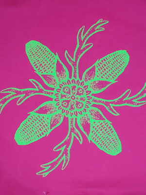 Paliacate Peyote Cuernos Rosa