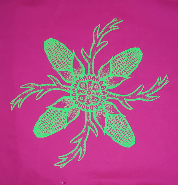 Paliacate Peyote Cuernos Rosa