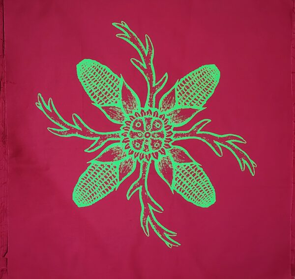 Paliacate Peyote Cuernos  Rojo