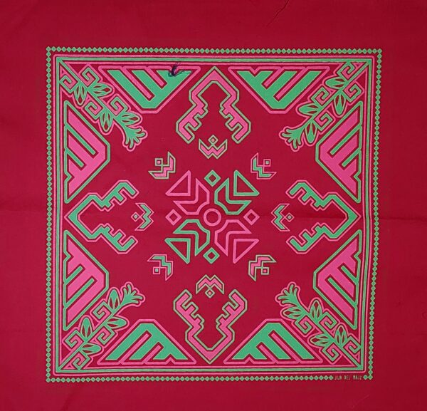 Paliacate Venado Maíz Lineas Rojo