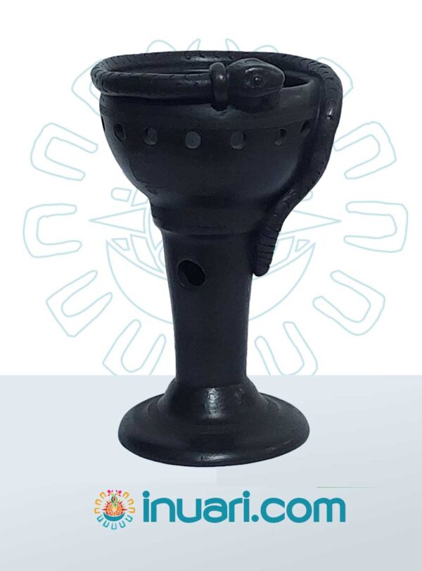 Sahumador Negro Copa Grande Popochcomitl Serpiente EDICIÓN ESPECIAL