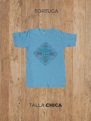 Playera  01 S CHICA Tortuga (Turquesa)